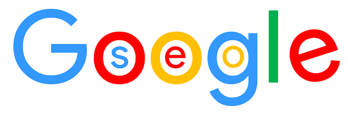 Google logo med SEO